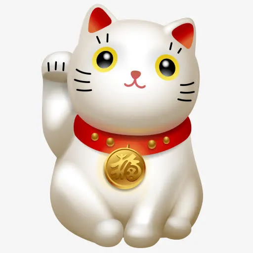 猫客户凯蒂招财猫交通自由图标免抠
