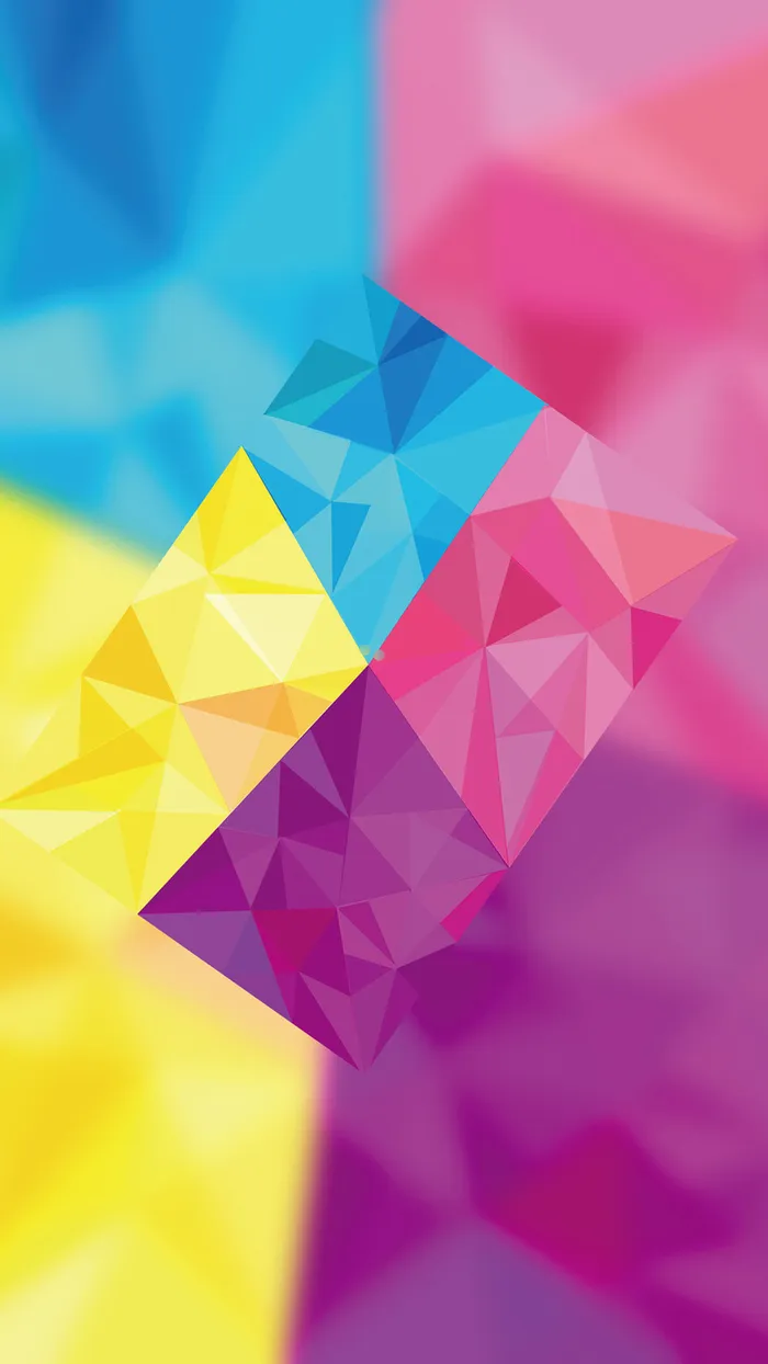 彩色几何渐变H5背景高清