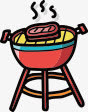 夏日UI图设计钩子免抠