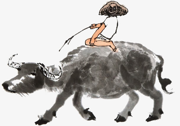 中国水墨文化免抠