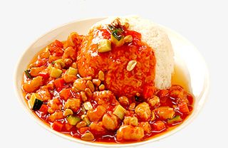 宫爆鸡丁盖浇饭免抠