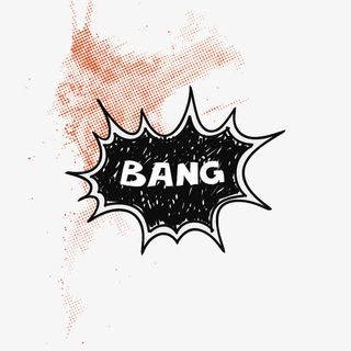 卡通手绘爆炸线免抠