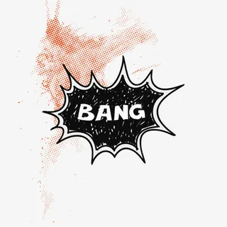 卡通手绘爆炸线免抠