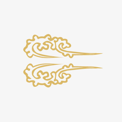 中国祥云适量矢量素材免抠