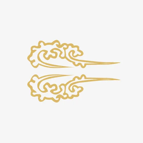 中国祥云适量矢量素材免抠