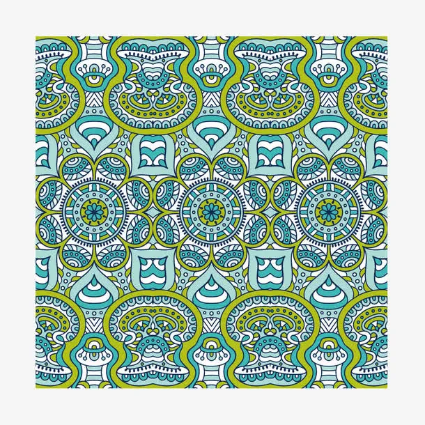 古典花纹花纹插画背景