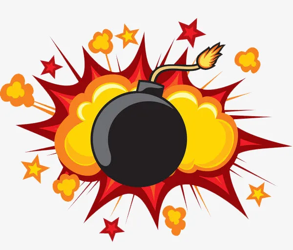 爆炸的炸弹免抠