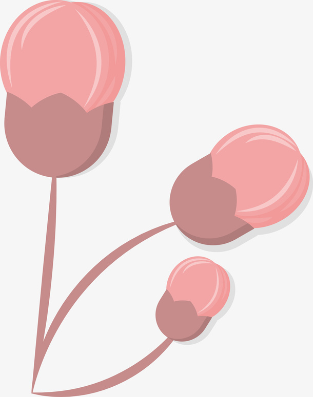 春节桃花手绘桃花花瓣免抠