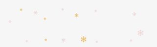 彩色卡通简约雪花装饰漂浮免抠