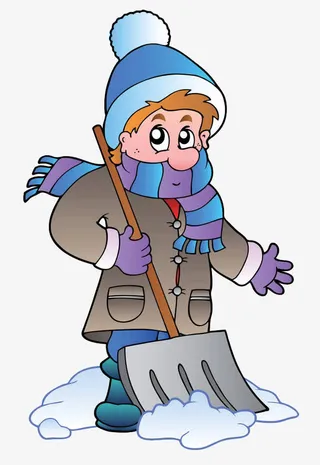 铲雪的人免抠