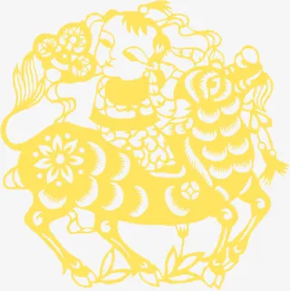 创意合成效果小鹿的形状免抠素材免抠