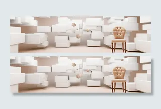 空间几何立体放射背景高清