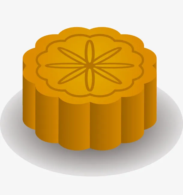 手绘中秋月饼免抠