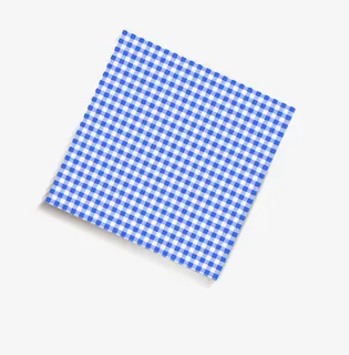 蓝色方格抹布免抠 蓝色方格抹布免抠