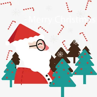 圣诞节夜景免抠