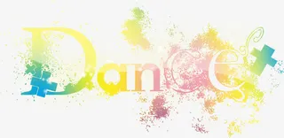 淘宝促销变形字 dance 字体免抠
