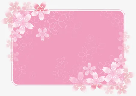 春天粉色花朵装饰免抠