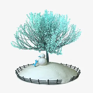 雪人树免抠