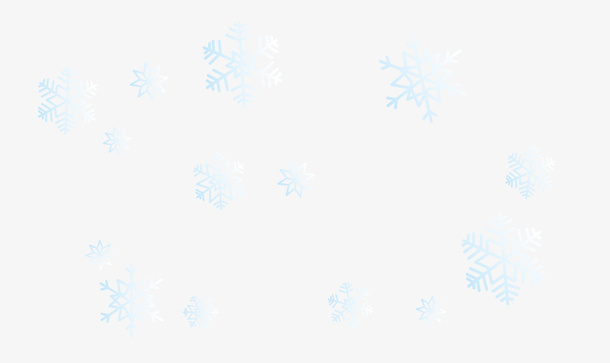 圣诞节飘雪花元素免抠