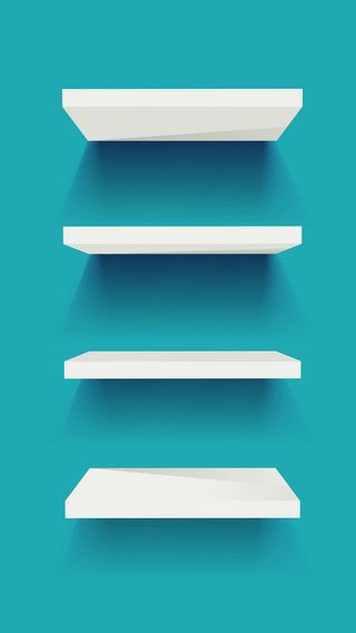 展板商品展示立体蓝色H5背景高清