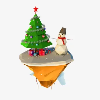 圣诞节日装饰免抠