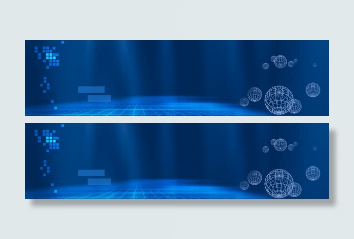 科技商务背景免抠