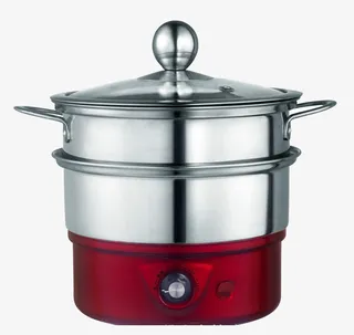 双层小型不锈钢蒸锅免抠