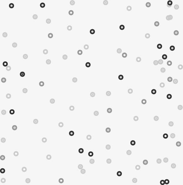 黑色圆圈图形元素免抠