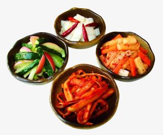 四样韩国料理开胃小菜免抠