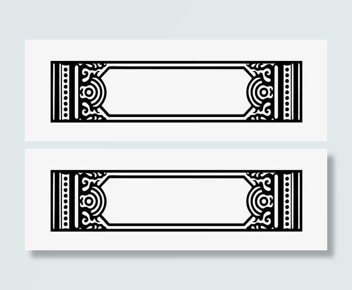 古典风边框免抠