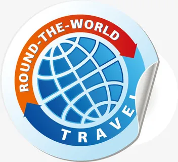 旅行社标签元素免抠