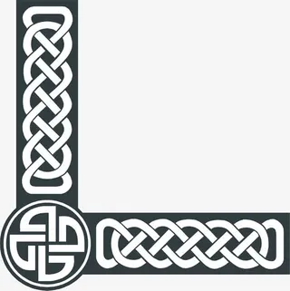 花边角花底纹素材免抠