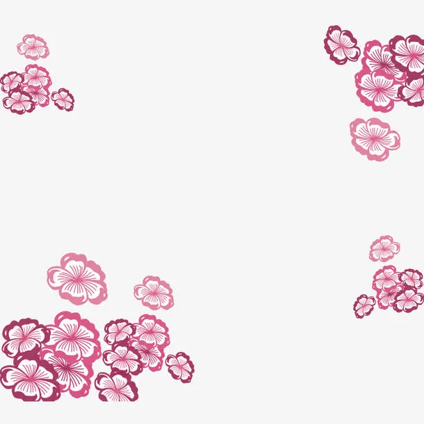 喜庆花朵背景装饰