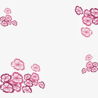 喜庆花朵背景装饰