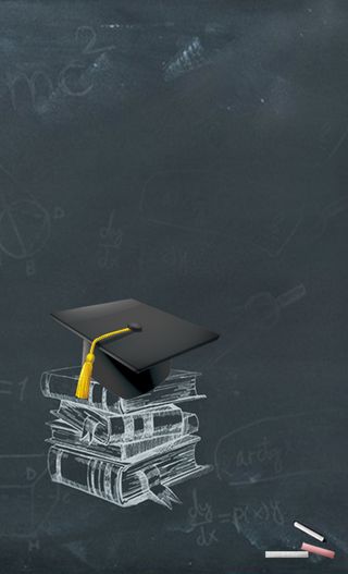 毕业季黑板海报背景素材高清