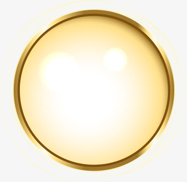 金色闪耀光圈免抠