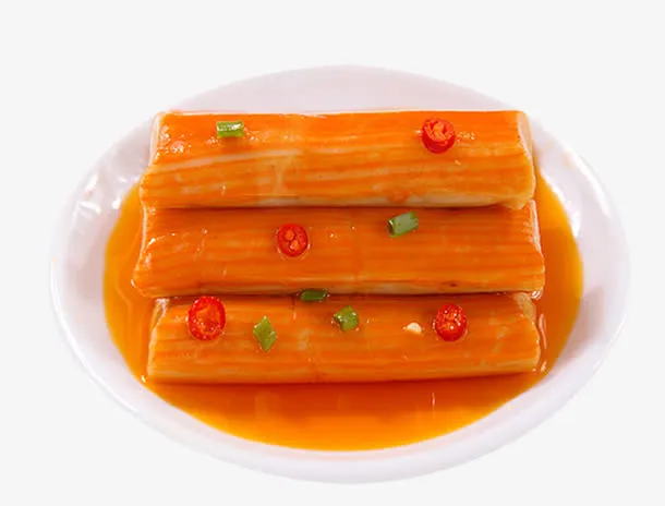 腌制的辣味蟹肉棒免抠