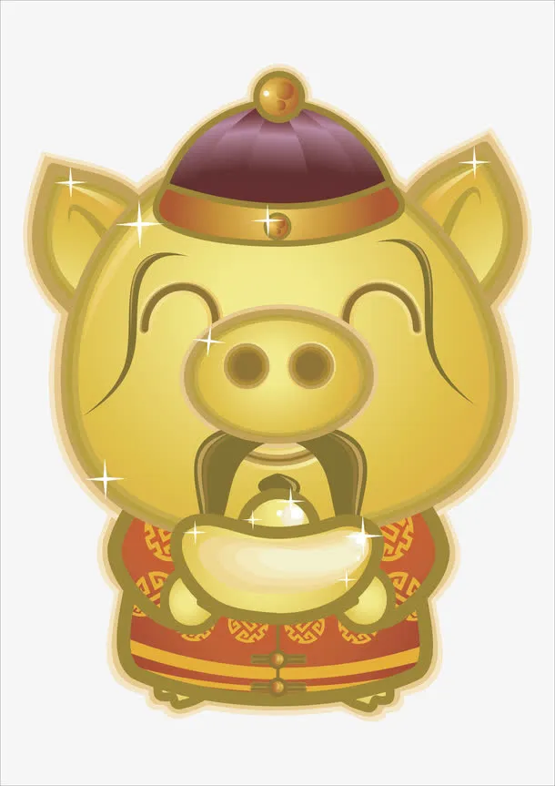 金币小猪免抠