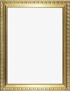 相片证件证书欧式边框素材免抠