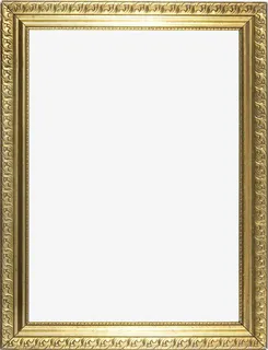 相片证件证书欧式边框素材免抠