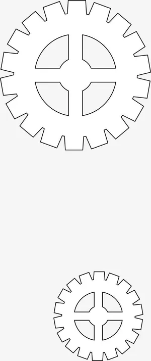 手绘的圆轴免抠