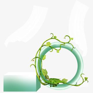 立体圆形化妆品装饰素材免抠