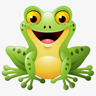 动物绿色小青蛙旅行青蛙png免抠