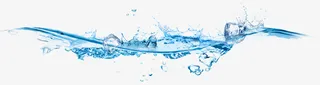 飞扬水花冰晶图片免抠