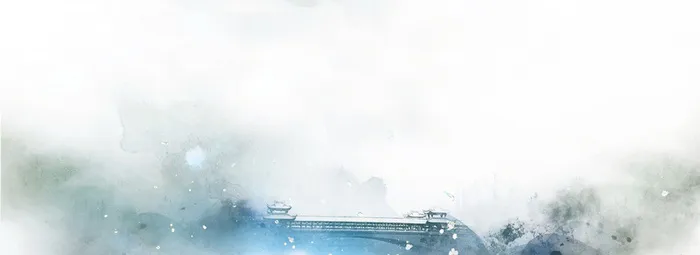 中国风水墨简洁banner高清