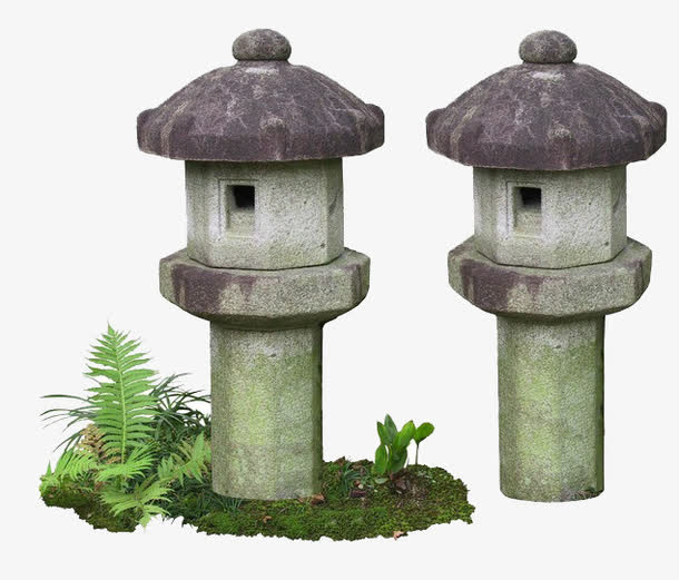 庭院灯笼免抠
