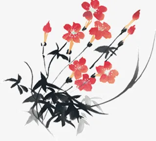 水墨画元素免抠