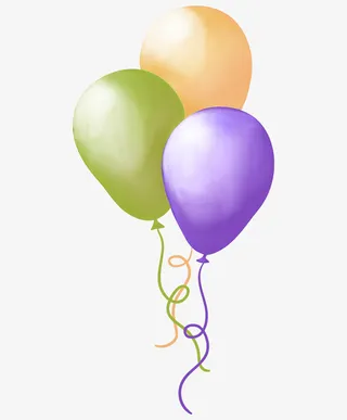 卡通气球免抠