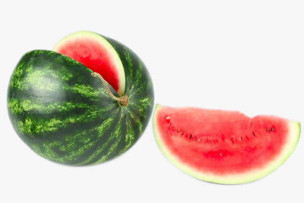 高清切开的西瓜免抠
