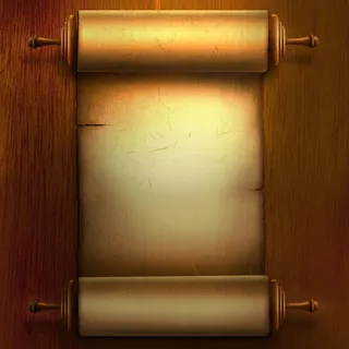 羊皮纸卷轴免抠